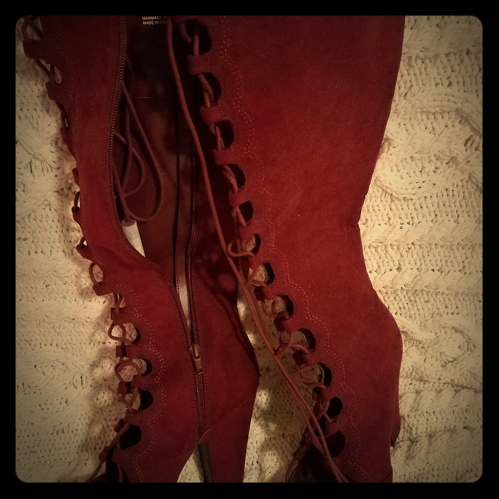 Burgundy Boots ❤❤❤